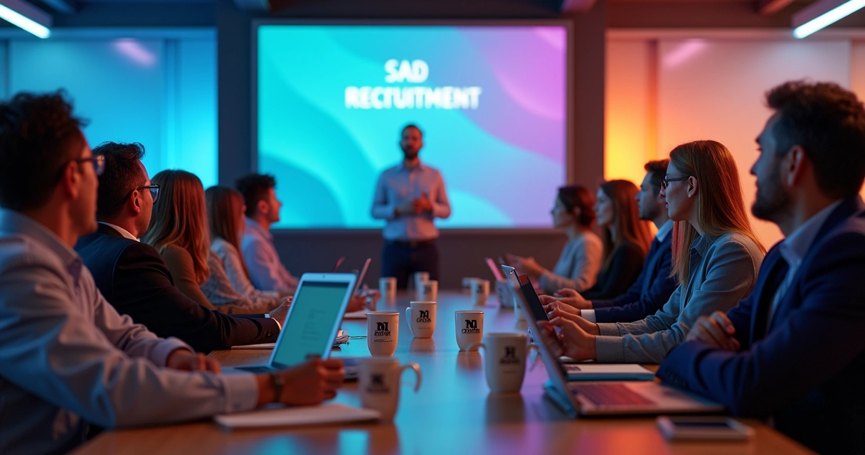 Profissionais participando de webinar sobre seleção de colaboradores 