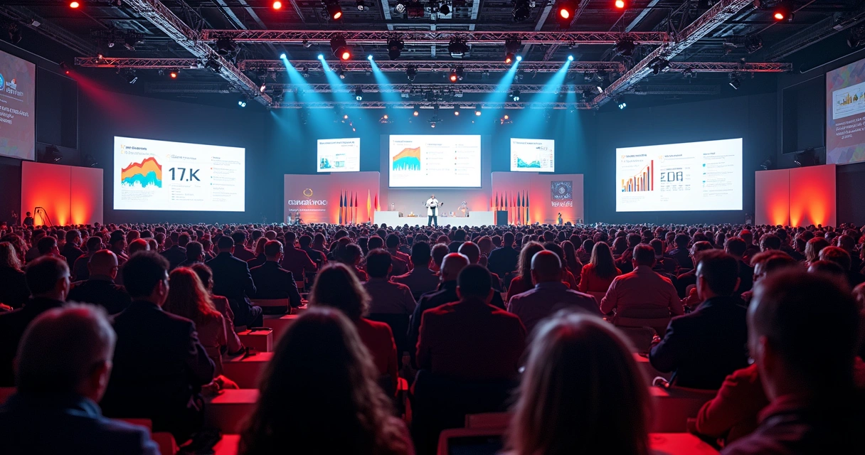 Auditório lotado durante palestra de tendências do foodservice 