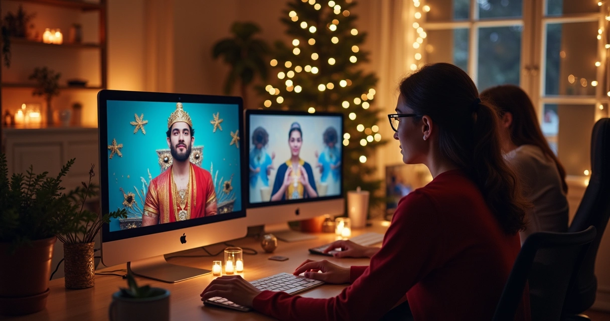 Evento online e rituais em comunidade digital 