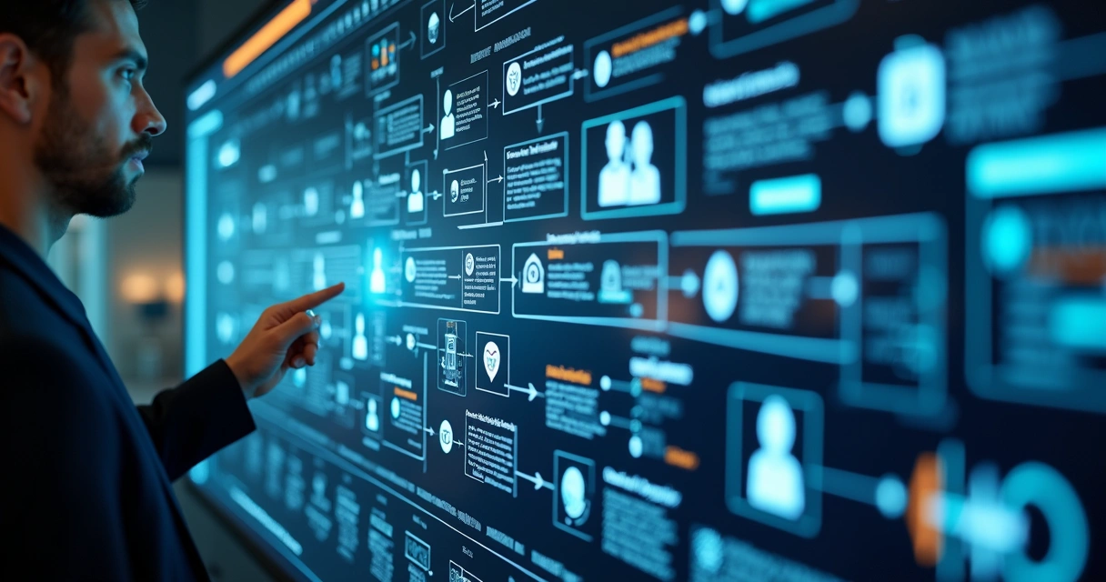 Tela digital exibindo diversos eventos trabalhistas do eSocial