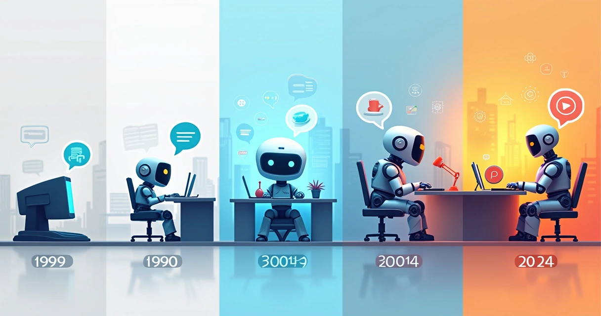 Evolução das estruturas de agentes de inteligência artificial 