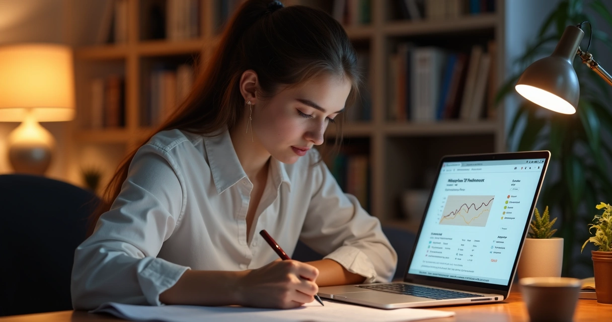 Profissional analisando feedback para melhorar o currículo