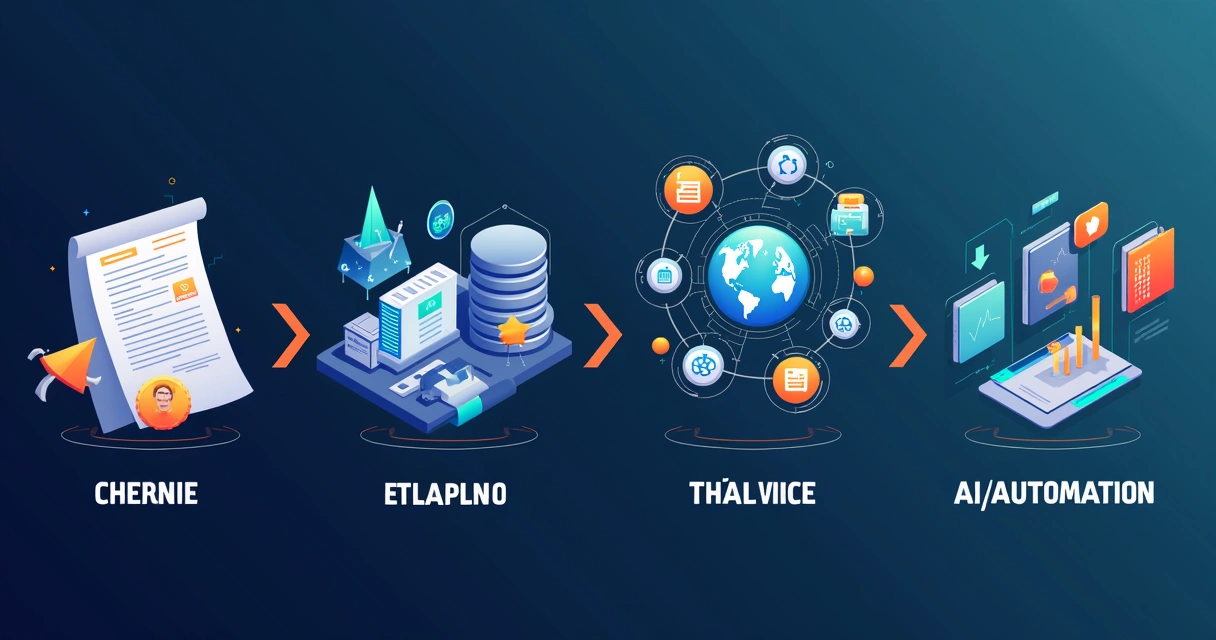 Linha do tempo da evolução digital em conformidade empresarial