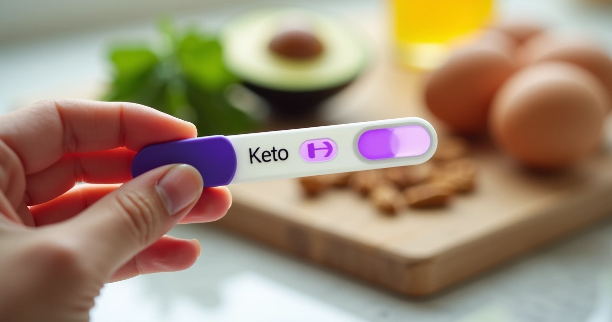 Refeição cetogênica saudável com ovos, abacate e salmão para manter o corpo em cetose.