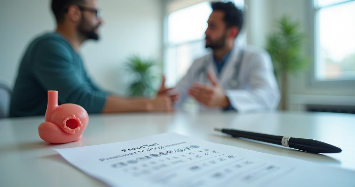 Coleta de sangue e laudo de PSA em consultório 