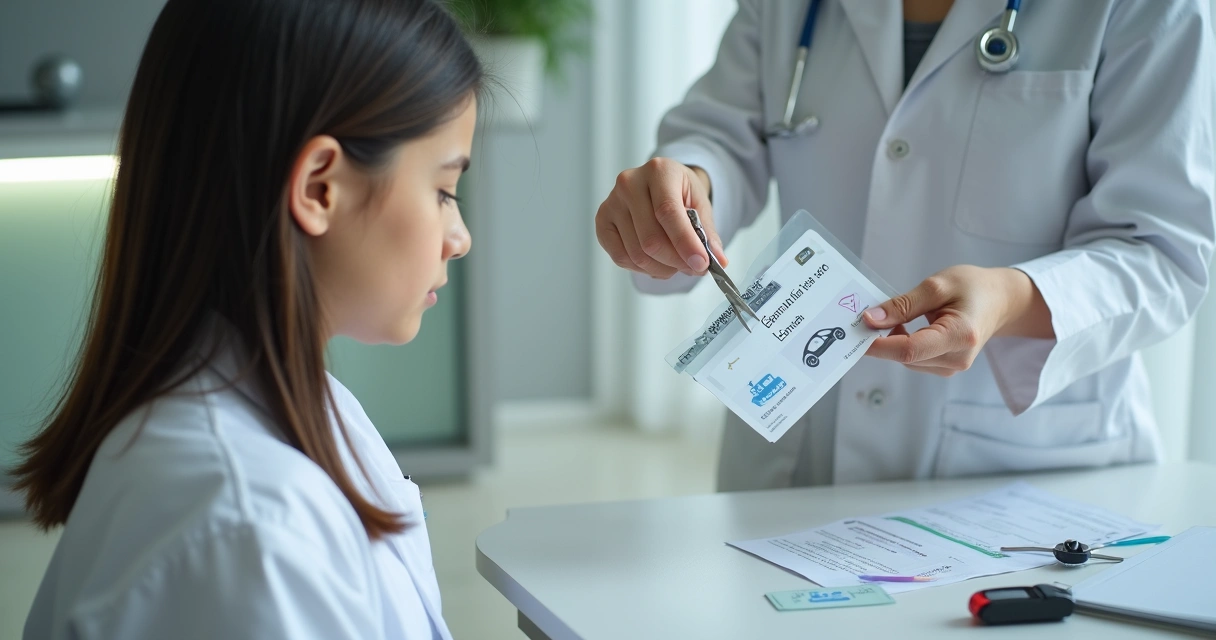 Coleta de amostra de cabelo para exame toxicológico de CNH em clínica de trânsito 