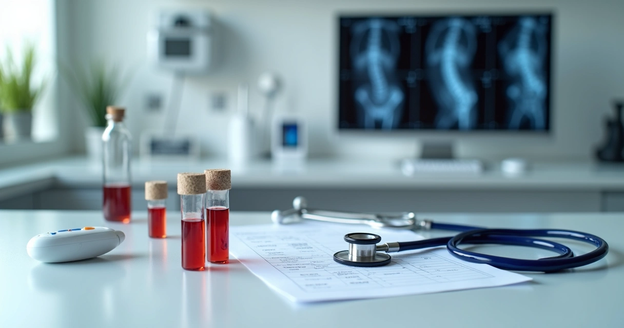 Exames laboratoriais e de imagem para investigação médica 