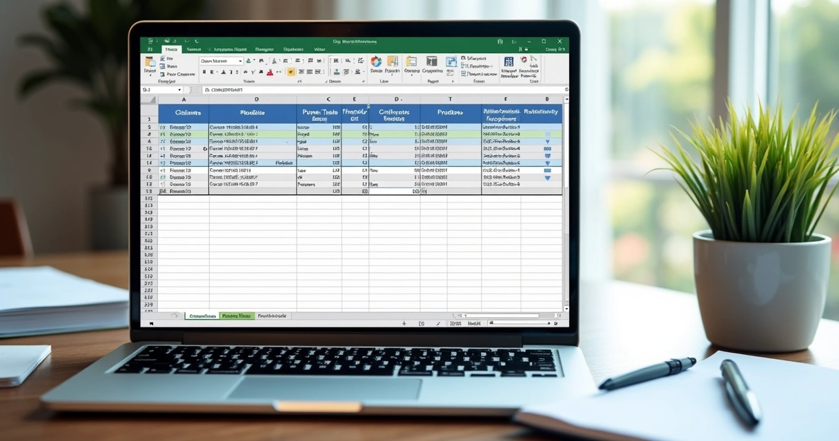 Exemplo de modelo de dados no Excel com tabelas relacionadas 