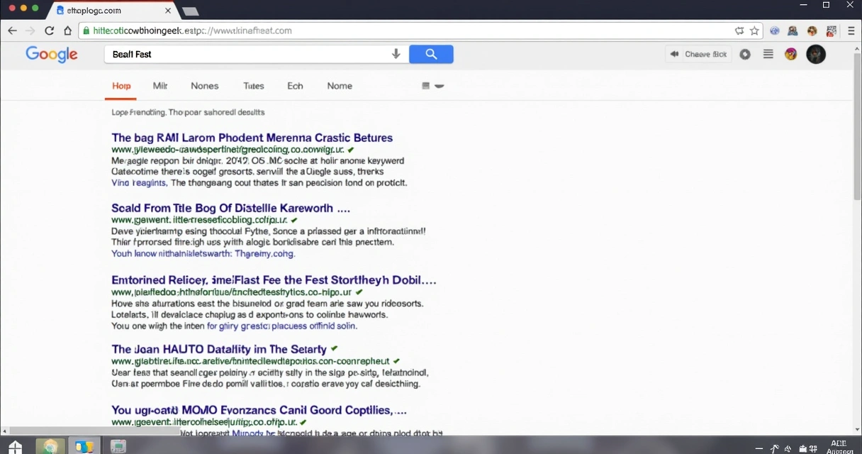 Páginas de cluster aparecendo para diferentes buscas no Google 