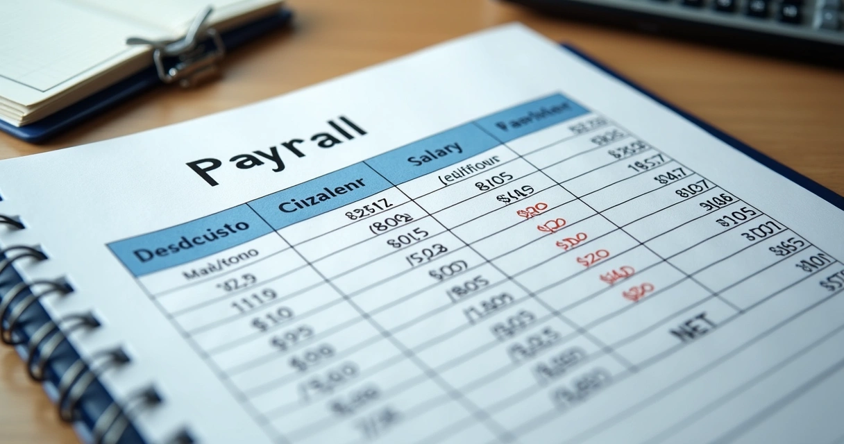 Planilha com exemplo de cálculo salarial passo a passo 