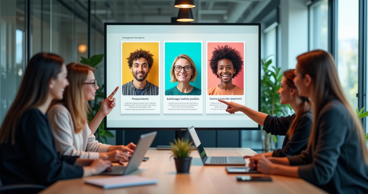 Campanha de marketing digital com imagem criada por IA mostrando diferentes públicos e estilos 