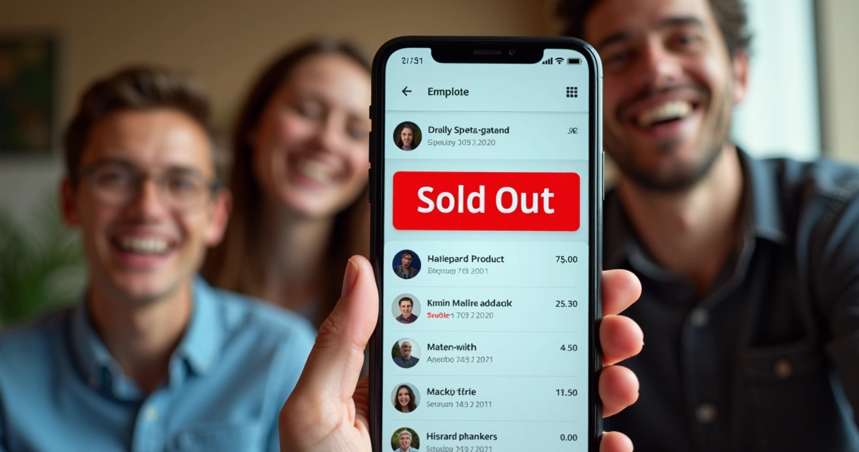 Campanha de lançamento com estoque esgotado 