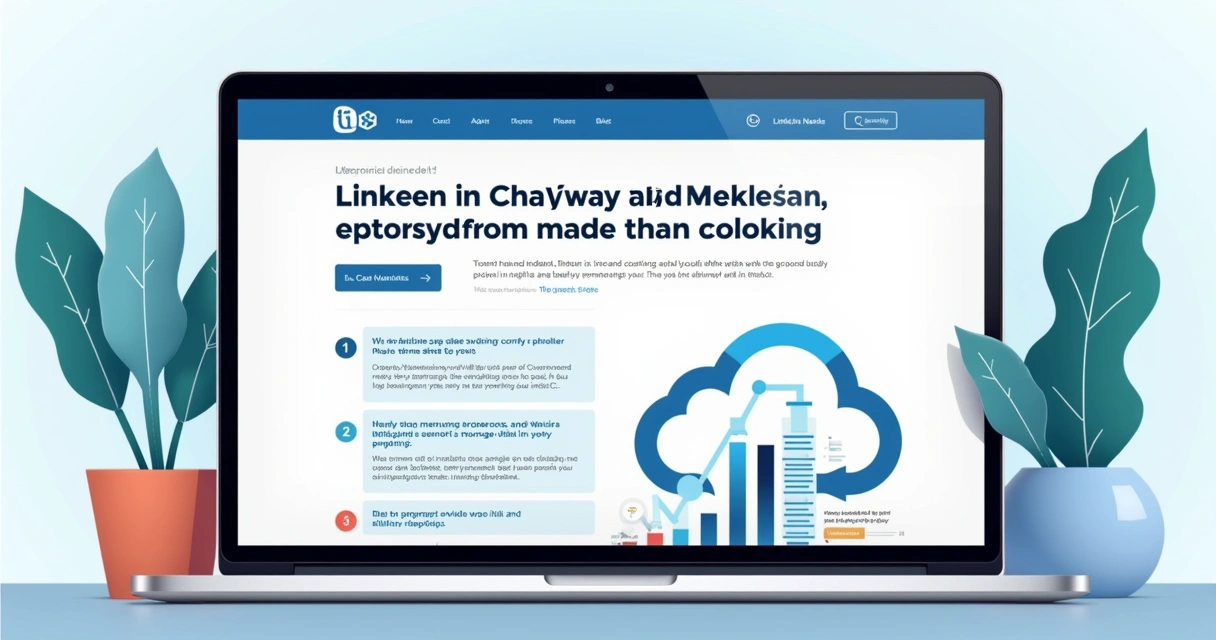 Exemplo de slide de carrossel do LinkedIn com design limpo e texto claro 