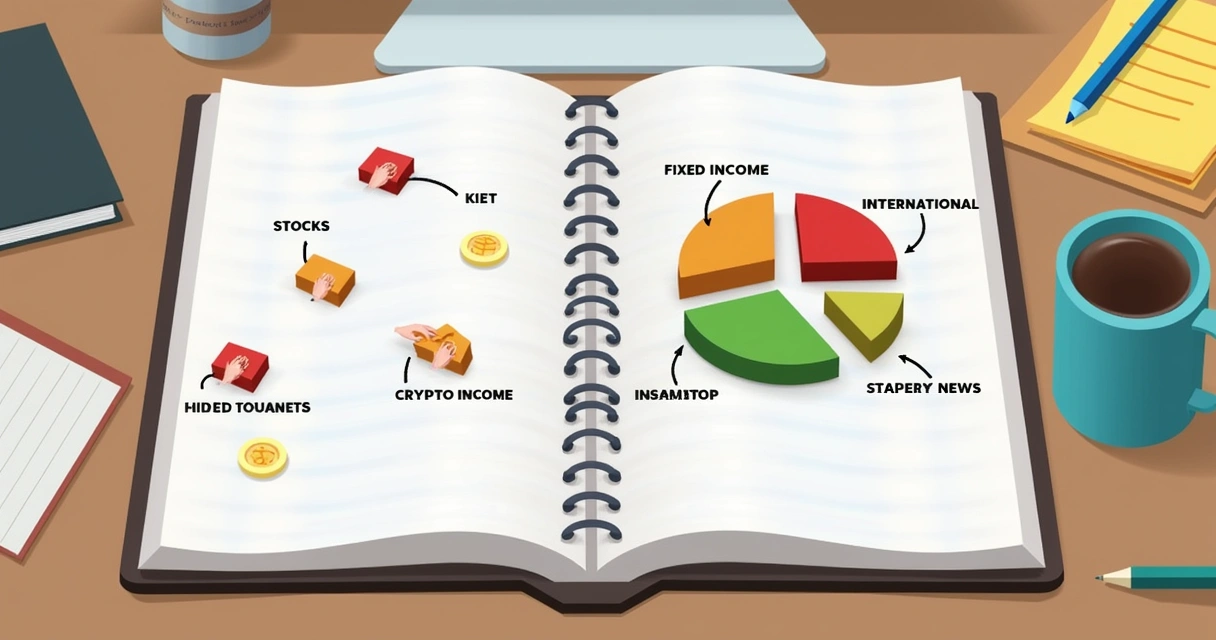 Composição de uma carteira diversificada de ETFs 