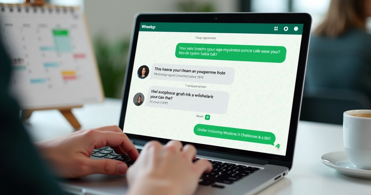 Fluxo de chatbot fazendo agendamento automático no WhatsApp 