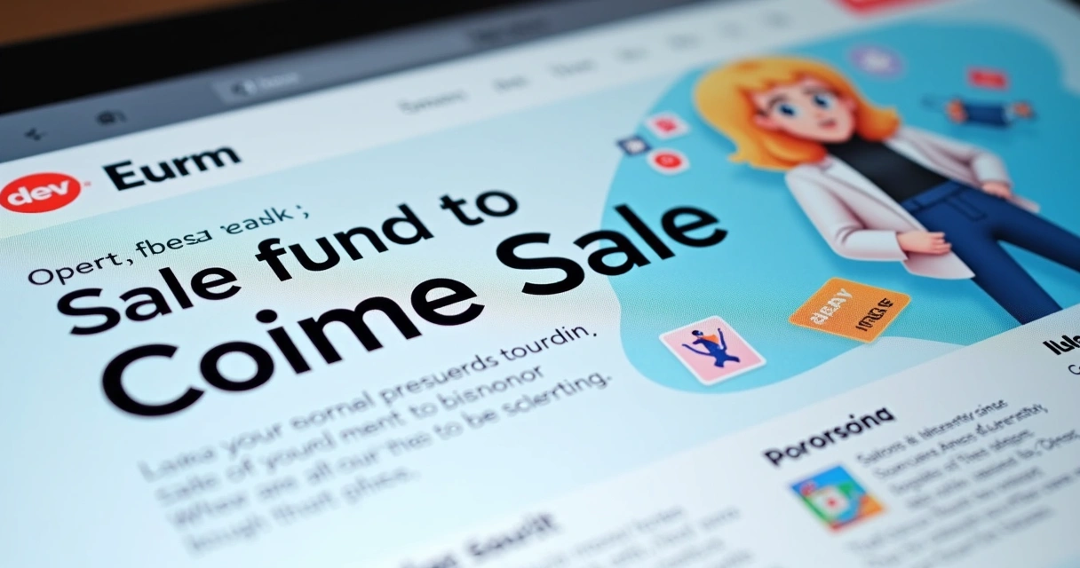 Texto de copywriting chamativo em página de e-commerce