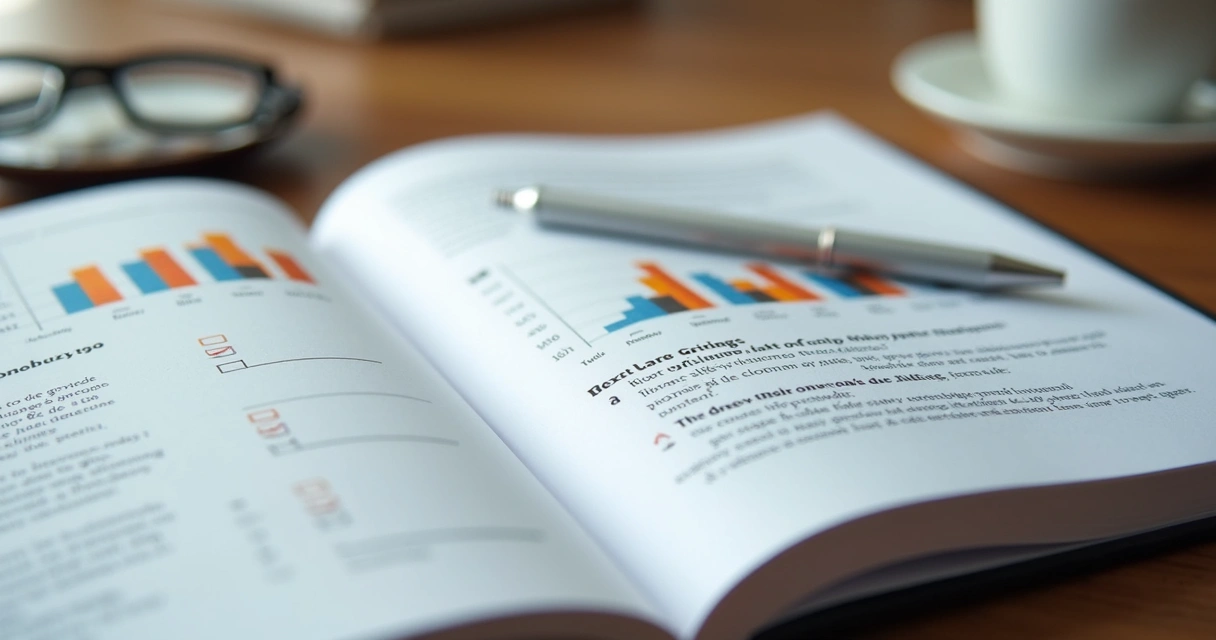 Página de ebook com destaque para gráficos e checklist digital