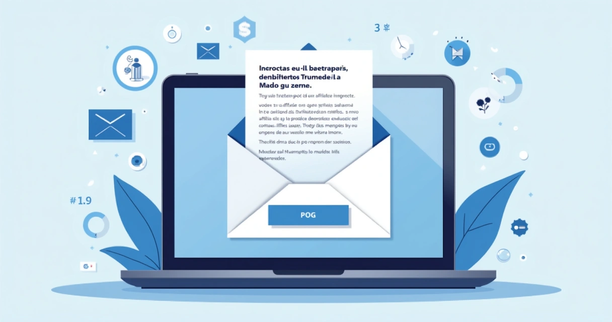 Exemplo visual de e-mail marketing estruturado 