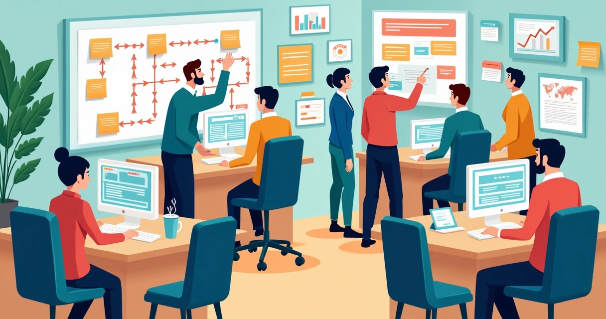 Exemplo de fluxograma de processos em agência de marketing 