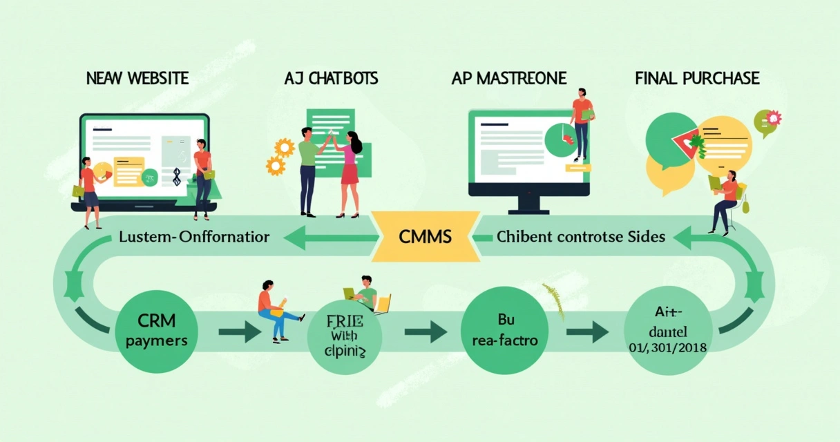 Diagrama ilustrando fluxo de vendas automatizadas no WhatsApp