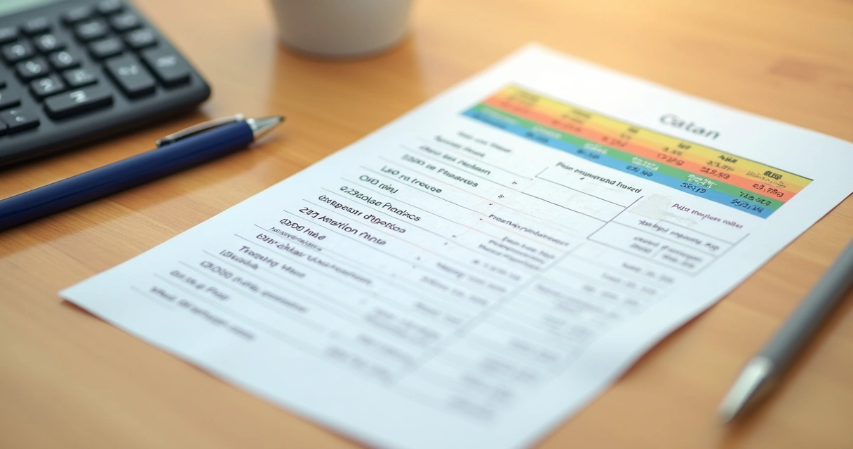 Tabela com fluxo de caixa projetado para três meses, com saldo variando mês a mês 