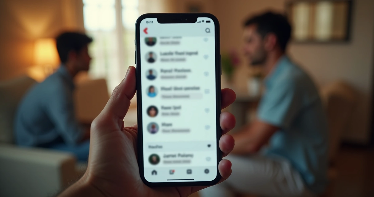 Celular mostra grupo de mensagens, com alguém recebendo mensagem suspeita 