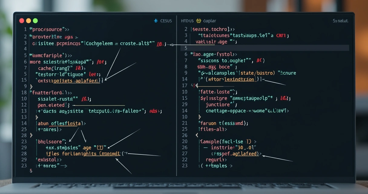 Código mostrando headers de cache para conteúdo dinâmico e estático 
