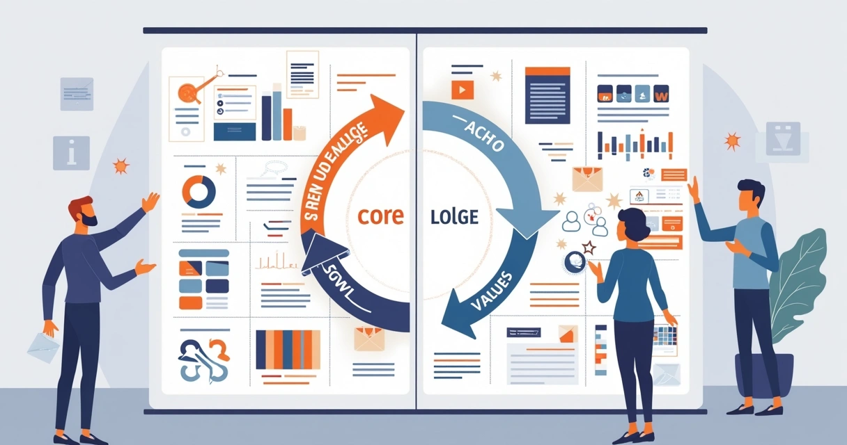 Painel mostrando integração de elementos gráficos e valores internos 
