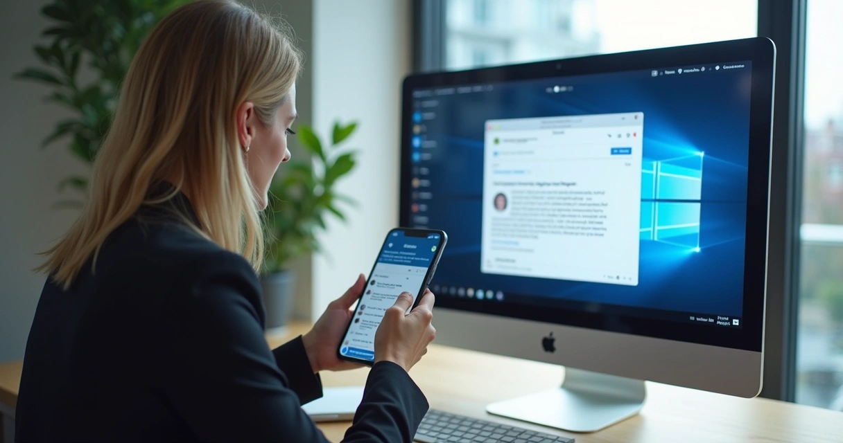 Exemplo de material isca sendo enviado em mensagem no LinkedIn 