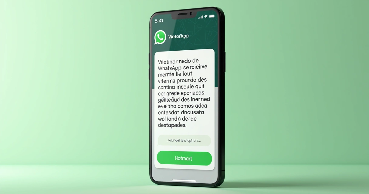 Tela de exemplo de mensagem automatizada no WhatsApp incluindo nome do cliente e produto comprado 