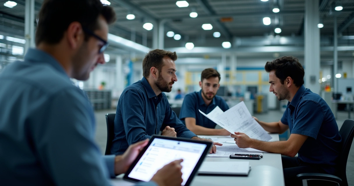 Fluxo visual de passagem SDR para vendas em empresa de máquinas industriais 