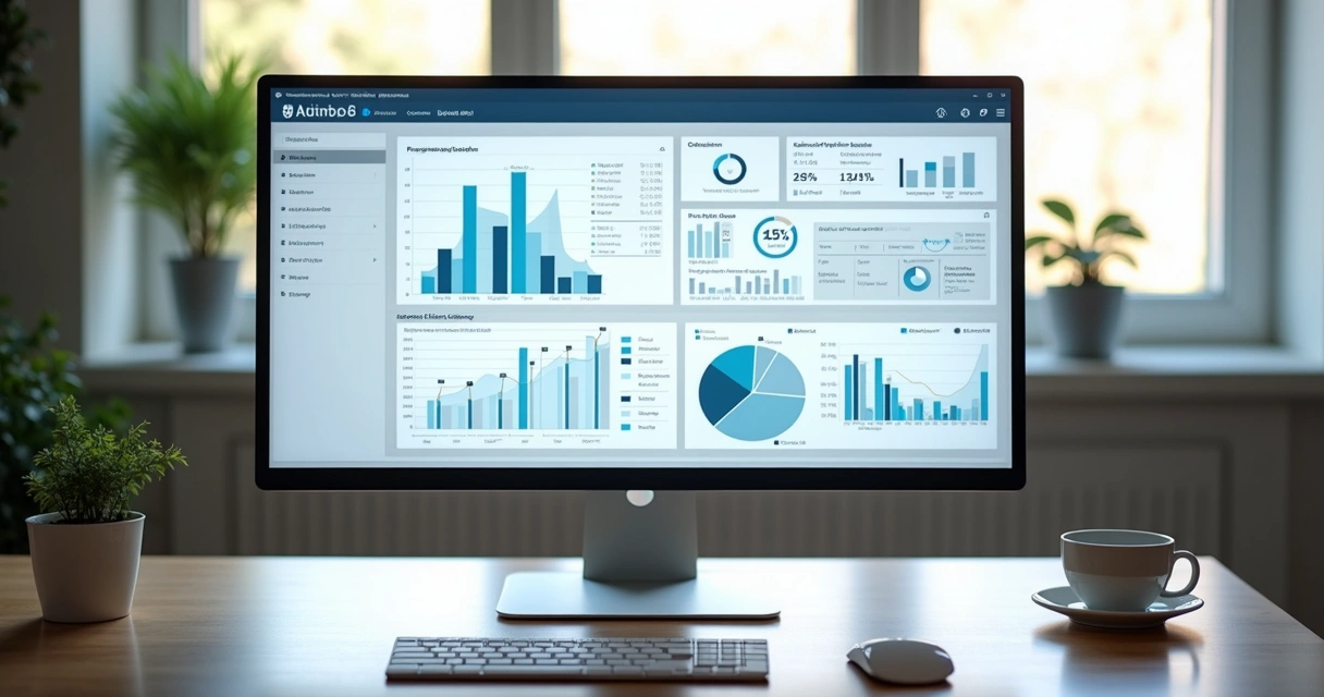Relatório profissional Power BI com fundo visual atraente 