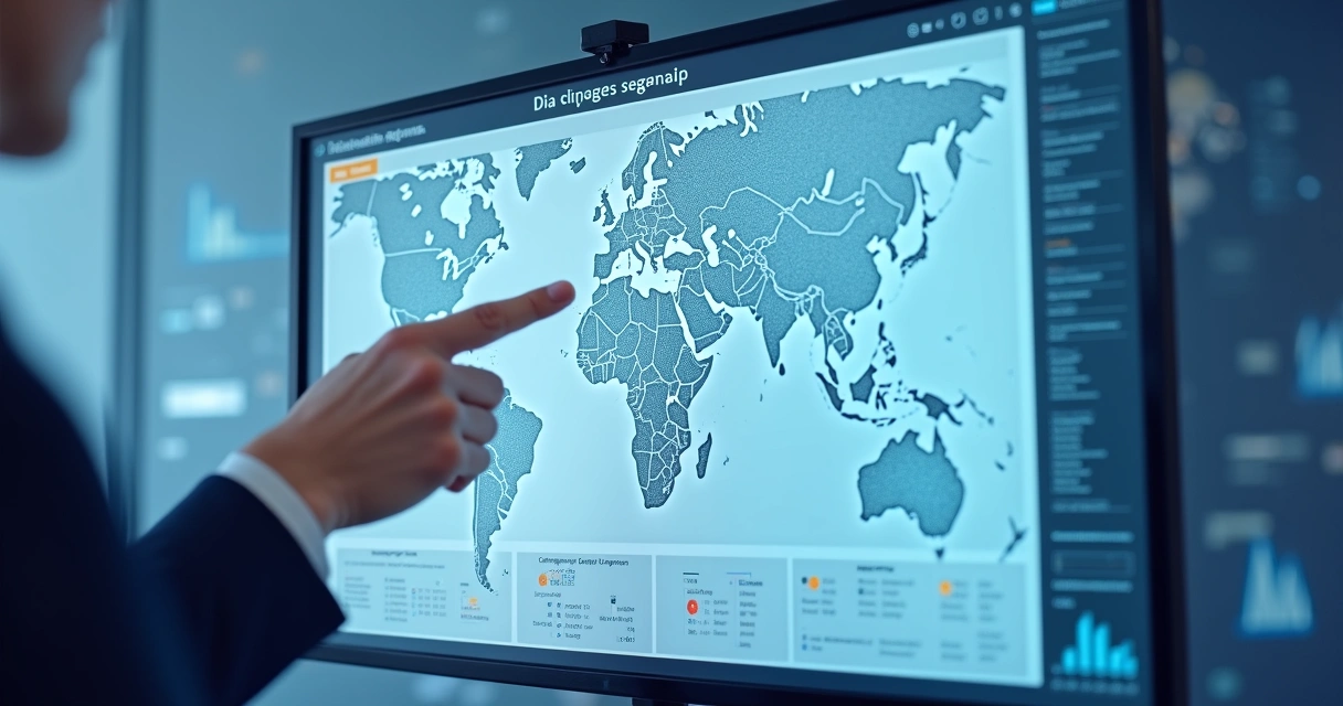 Exemplo visual de segmentação de empresas na prospecção B2B 