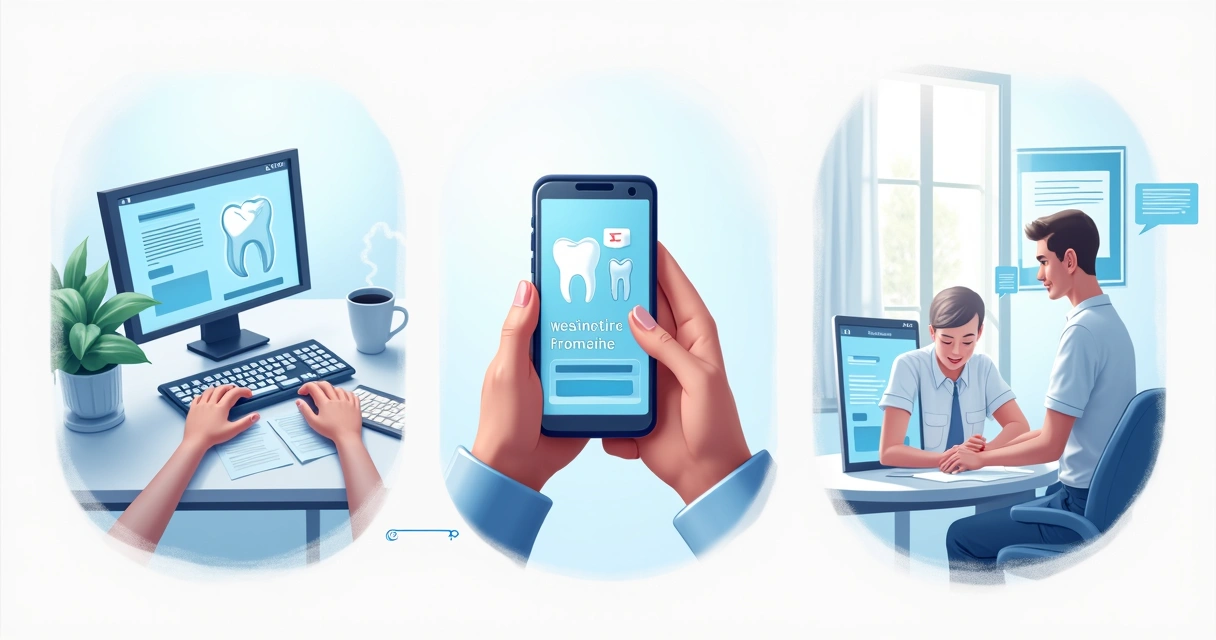 Sequência mostrando site, Instagram, e WhatsApp juntos como jornada do cliente 