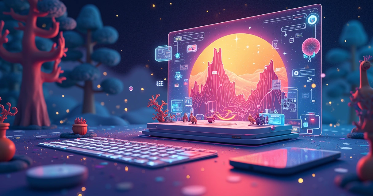 Página com animação interativa e ilustração exclusiva em destaque 