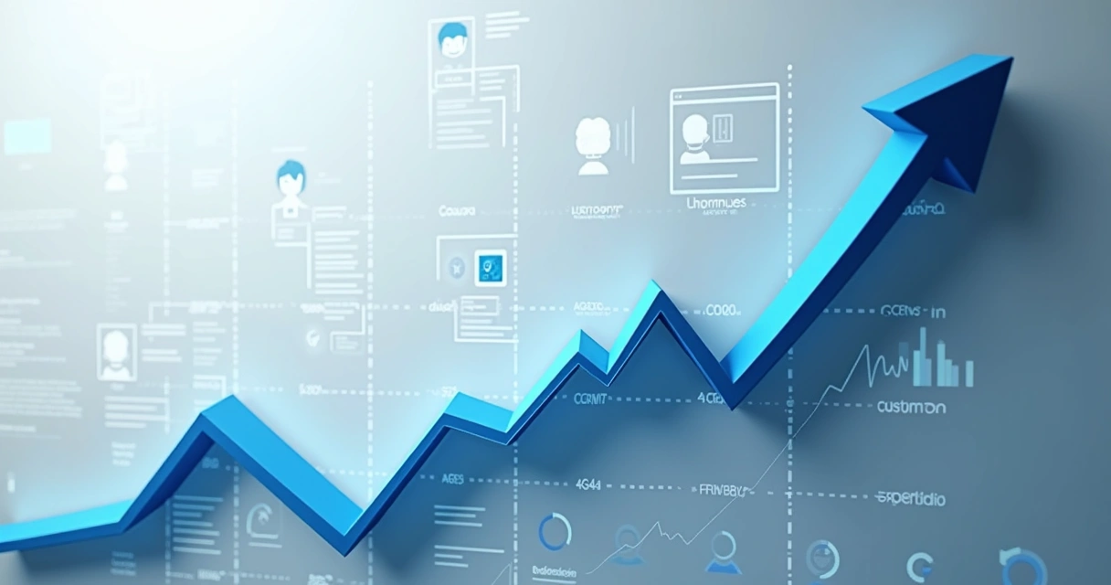 Gráfico de crescimento após redefinir ICP em empresa B2B 