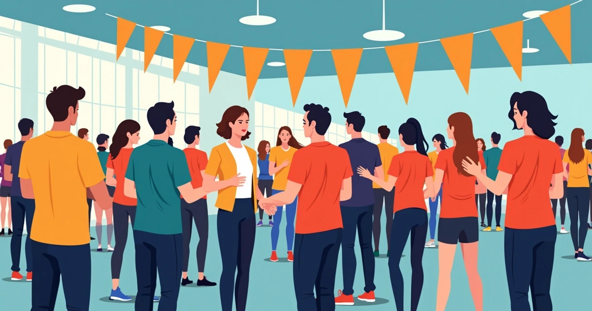 Diferentes equipes usando camisetas personalizadas em eventos 