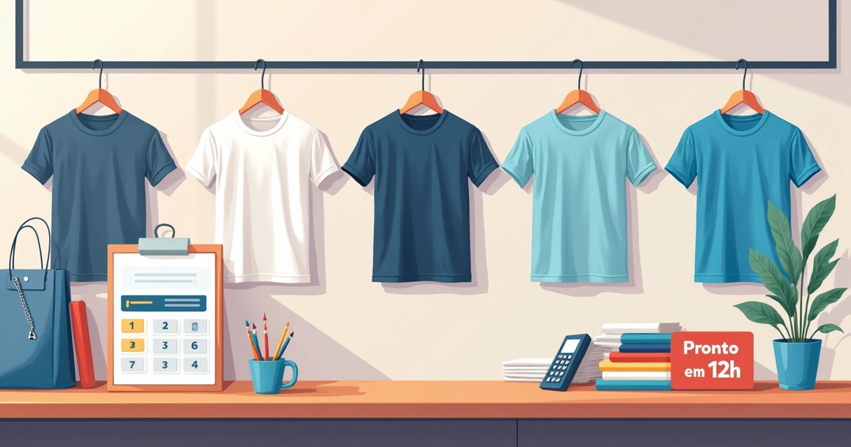 Camisetas personalizadas e amostras de estampas 