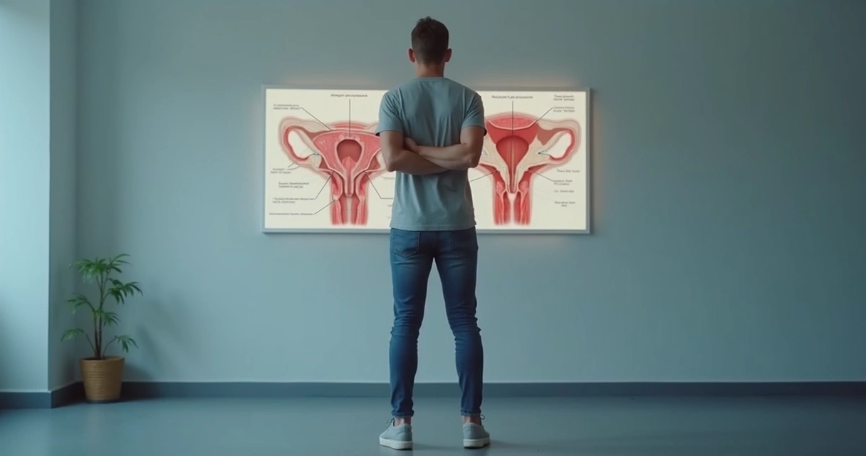 Homem faz exercício para fortalecer o assoalho pélvico