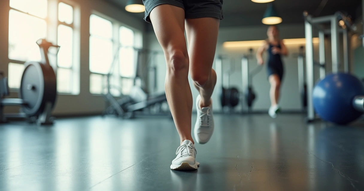 Pessoa praticando exercício físico para circulação nas pernas
