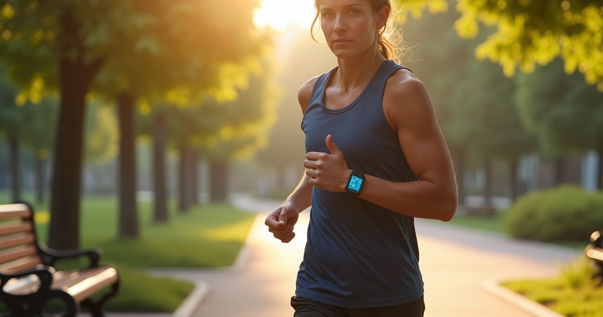 Pessoa com diabetes praticando caminhada ao ar livre 