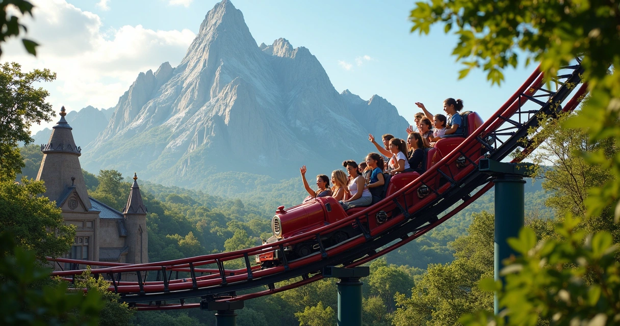 Montanha-russa Expedition Everest