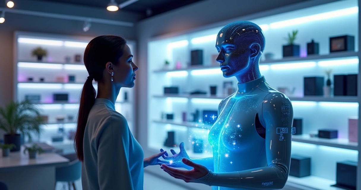 Pessoa digital: o que é, impactos e usos no digital 1 Pessoa digital interagindo com cliente em loja virtual