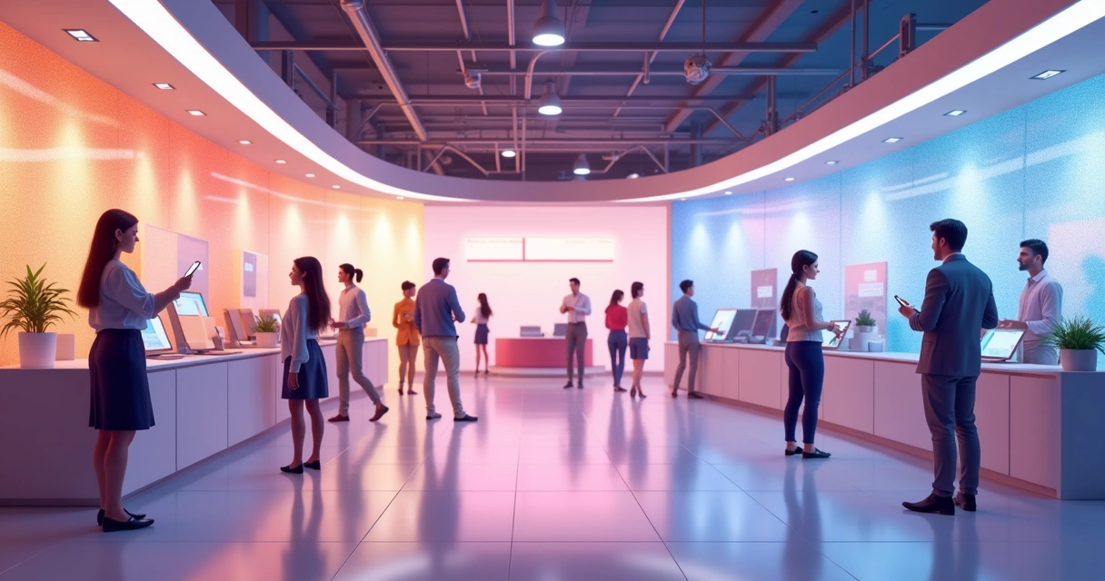 Integração de canais físico e digital em um ambiente de autosserviço