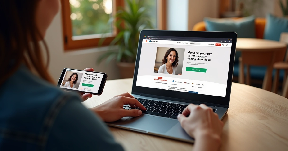 Usuário recebendo anúncio personalizado e sendo direcionado a uma landing page adaptada ao seu perfil. 