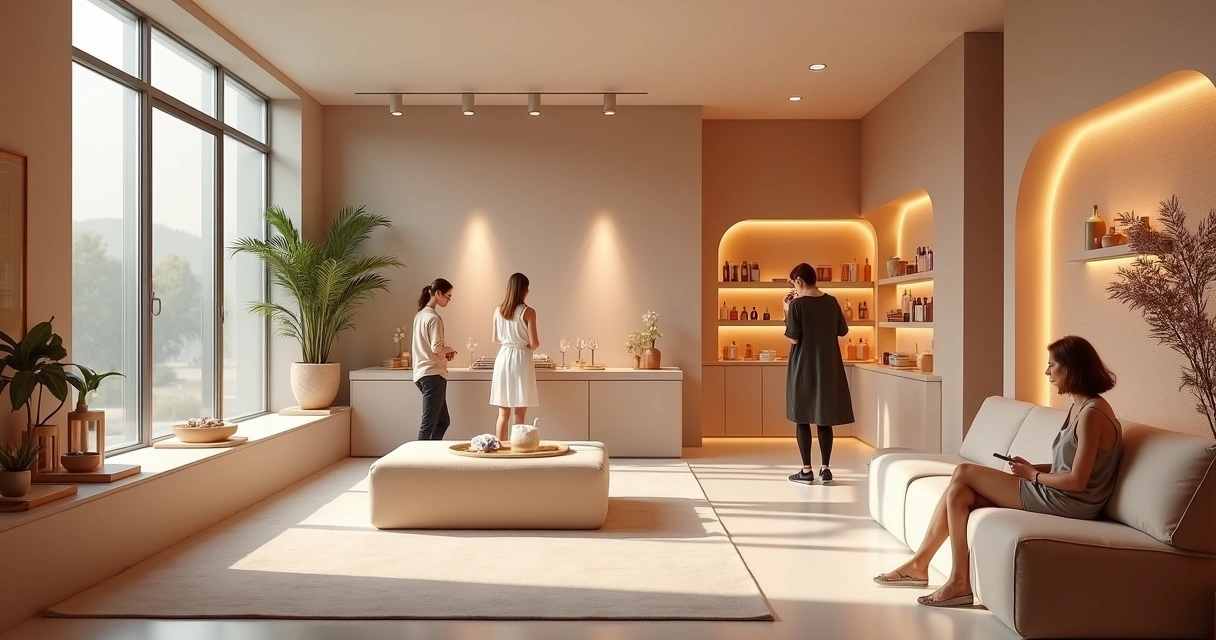 Experiência sensorial de marca em loja 