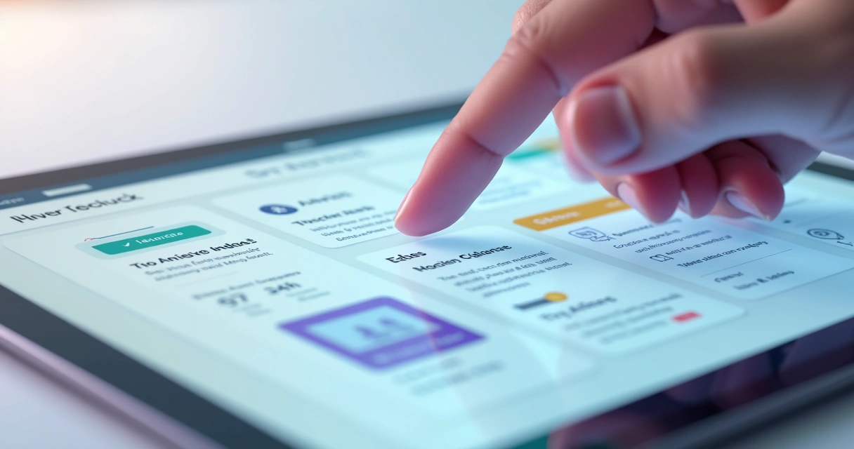 Interface digital destacando experiência do usuário 