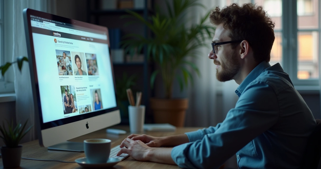 Usuário interagindo insatisfeito em site lento de ecommerce 