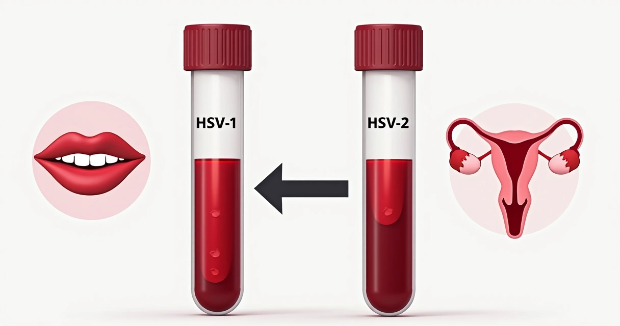 Gráfico mostra diferenciação HSV-1 e HSV-2 no sangue
