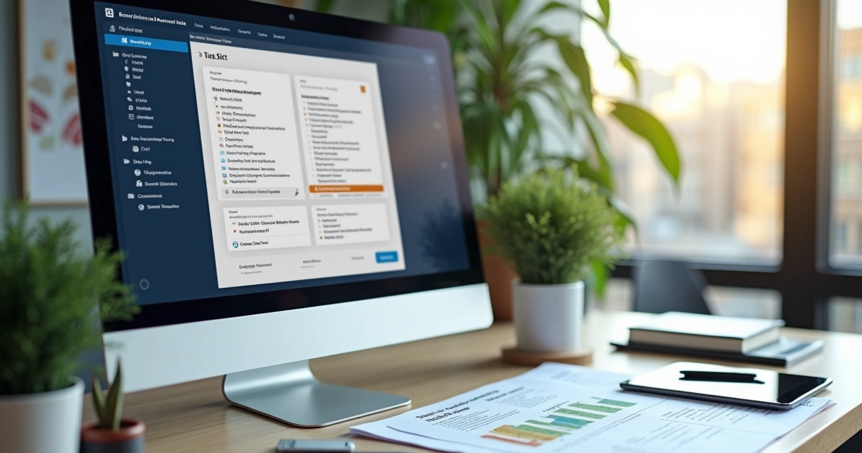 Tela de computador exibindo processo de exportação de documentos digitais para formatos Word e TXT 